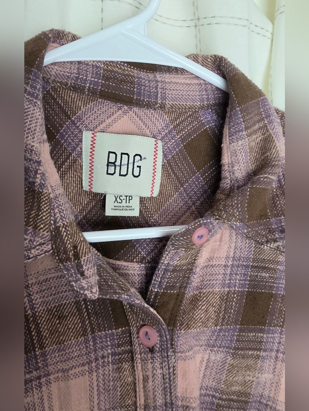 BDG Flannel Top - Picture 6 of 8